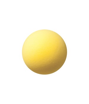 Uncoated Regular Density Foam Ball, 7", Yellow