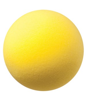 Uncoated Regular Density Foam Ball, 8-1/2", Yellow