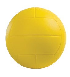 Coated Hi Density Foam Volleyball, Yellow