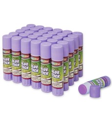 Glue Sticks, Purple, 0.28 oz., 30 Count