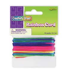 Rainbow Non-Elastic Cord, 10 yds