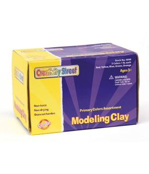 Modeling Clay, 5 Primary Color Assortment, 5 sticks, 5 lbs. Total