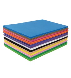 WonderFoam® Sheets, Assorted Colors, 5.5" x 8.5", 40 Sheets