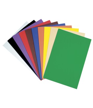 WonderFoam® Sheets, 10 Assorted Colors, 12" x 18", 10 Sheets