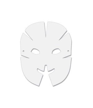 Die-Cut Dimensional Paper Masks, 10-1/2" x 8-1/4", 40 Pieces