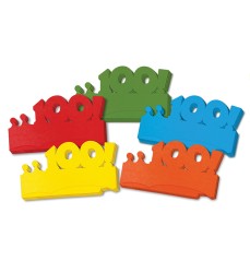 100 Days of School Paper Crowns, 4.5" x 24.75", 25 Pieces