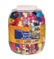 Colossal Barrel of Crafts®, Assorted Colors & Sizes, 1 Kit