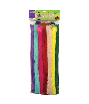 Super Colossal Stems, Assorted Colors, 18" x 1", 24 Pieces