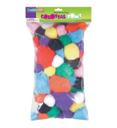 Colossal Poms, Assorted Sizes, 1 lb.