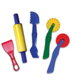 Dough Tools, 5 Assorted Patterns, 5" to 8", 5 Pieces