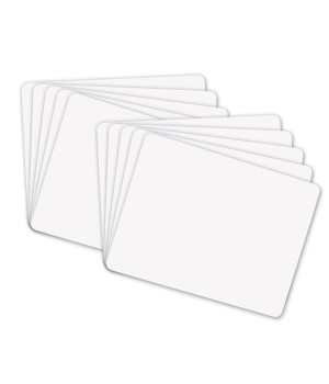 Whiteboard, 1-Sided, Plain, 9" x 12", 10 Boards