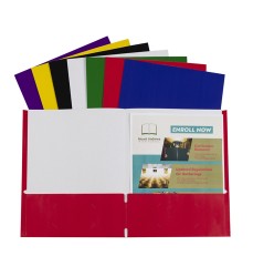 Paper Portfolio Without Prongs, Assorted, 1 Each