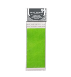 DuPont Tyvek® Security Wristbands, Green, Pack of 100