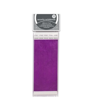 DuPont Tyvek® Security Wristbands, Purple, Pack of 100