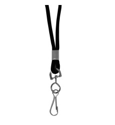 Standard Lanyard with Swivel Hook, Black