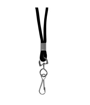 Standard Lanyard with Swivel Hook, Black