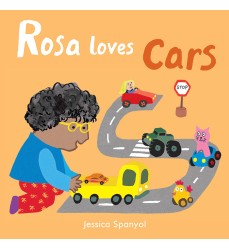 Rosa Loves Cars Board Book