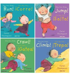 Little Movers Bilingual Books, Set of 4