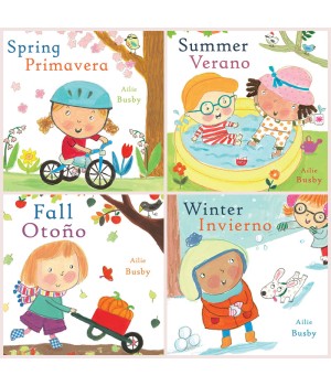 Seasons/Estaciones Bilingual English/Spanish Books, Set of 4