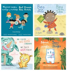Library Bilingual Books, Set of 4