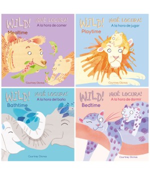 Wild! Bilingual Board Books, Set of 4