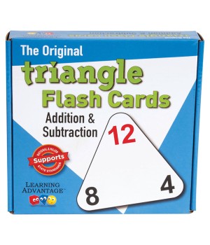 The Original Triangle Flash Cards - Addition & Subtraction - Set of 20