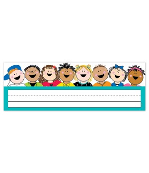 Stick Kids Name Plates, 9-1/2" x 3-1/4", Pack of 36