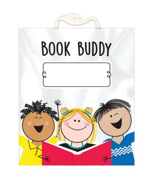 Stick Kid Friends Book Buddy Bags, Pack of 6