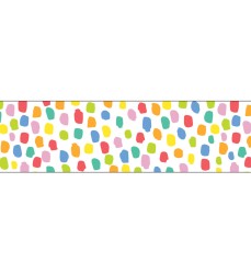 Core Decor Colorful Messy Dots EZ Border, 48 Feet