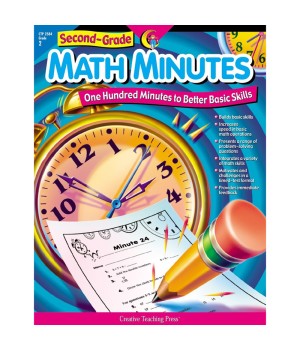 Math Minutes Book, Grade 2