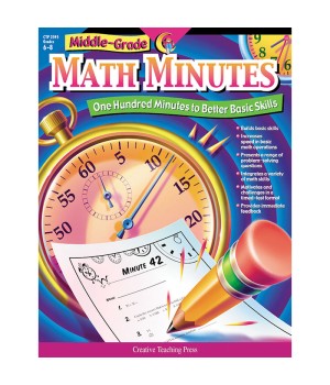 Middle-Grade Math Minutes Book