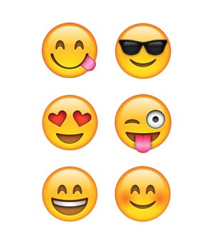 Emoji Fun Hot Spot Stickers, Pack of 880