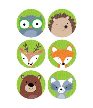 Woodland Friends 3" Designer Cut-Outs, 36/Pack