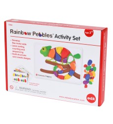 Rainbow Pebbles Activity Set - 48 Pebbles + 24 Activities