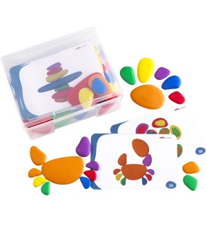 Rainbow Pebbles - Set of 36 + 40 Activities