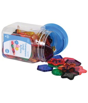 Transparent Large Buttons - Mini Jar - 0.6 Pound