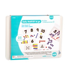 Early Math101 to go - Ages 4-5 - Number & Measurement - In Home Learning Kit for Kids - Homeschool Math Resources with 25+ Guided Activities