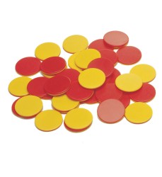 Two-Color Counters - Plastic - Set of 200