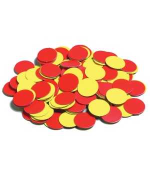 Two-Color Counters - Plastic - Magnetic - Set of 200