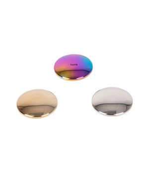 Sensory Reflective Sound Buttons - Set of 3 - Mirrored Discs for Babies and Toddlers - Sensory Stacking Toy