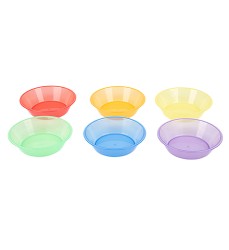 Translucent Color Sorting Bowls, Set of 6