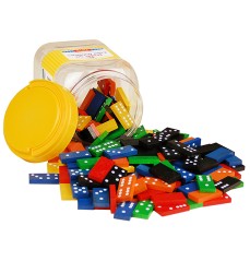 Double Six Color Dominoes - Set of 168