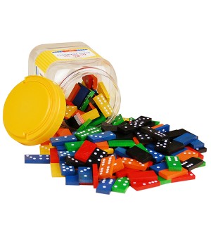 Double Six Color Dominoes - Set of 168