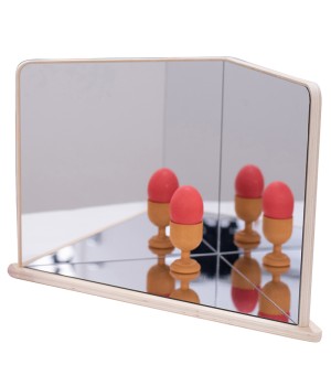 Wooden 4-Way Mirror