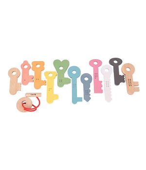 Rainbow Wooden Keys - Set of 11