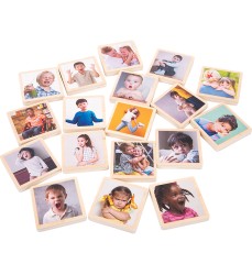 My Emotions Wooden Tiles - Set of 18