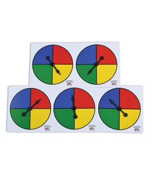 Four-Color Spinners - Set of 5