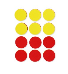 Two-Color Counters - Foam - Magnetic - Set of 200