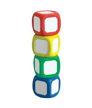 Write-On Wipe-Off Dice - Small - Set of 4