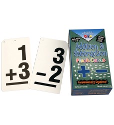 Double-Value Vertical Flash Cards - Addition & Subtraction Set - Set of 81